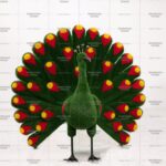 Топиари павлин Челли, h=175 см- газон Eco