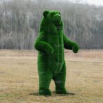 Топиари медведь цирковой - газон Deluxe