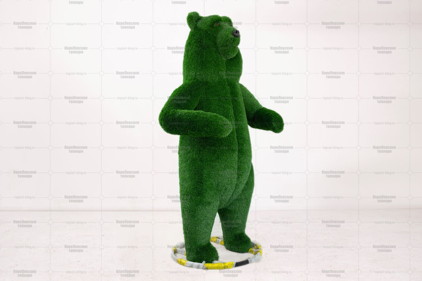 Топиари медведь цирковой, h=250 см - газон Deluxe Green Топиари медведь цирковой, h=250 см - газон Deluxe Green