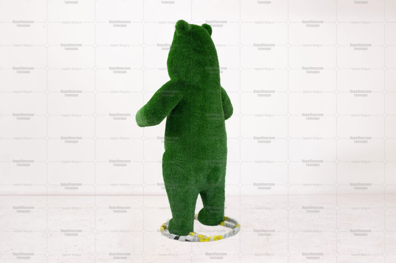 Топиари медведь цирковой, h=250 см - газон Deluxe Green Топиари медведь цирковой, h=250 см - газон Deluxe Green