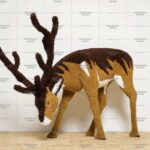 Топиари олень, пасется, цветной - газон Eco