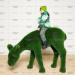 Топиари олень, самочка - газон Deluxe