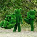 Топиари композиция бригада Хрю, модель 2 - газон Eco