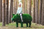 Топиари свинка мама - газон Eco