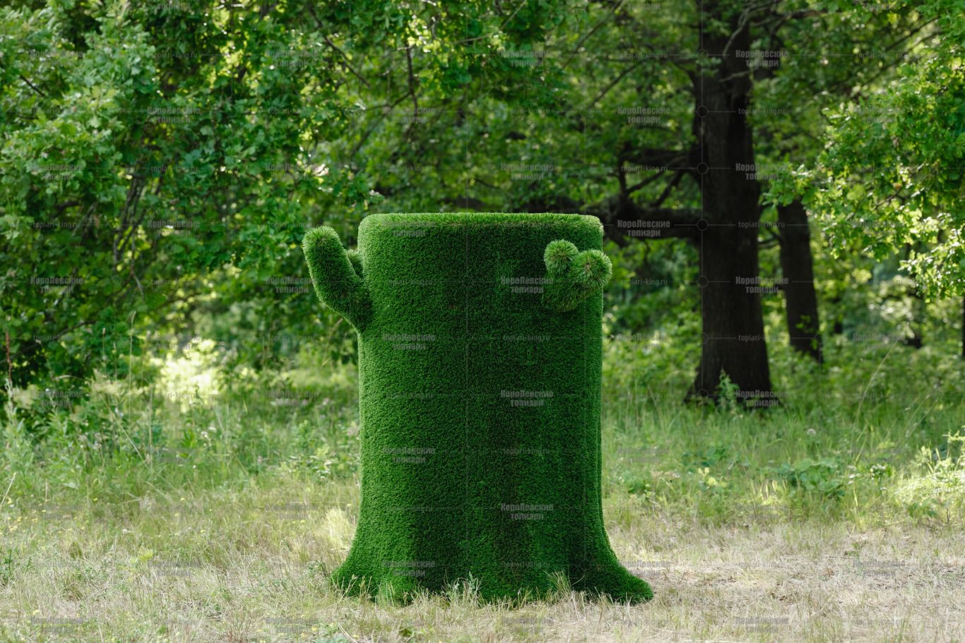 Топиари композиция аисты на пне - газон Deluxe + Eco Топиари композиция аисты на пне - газон Deluxe + Eco