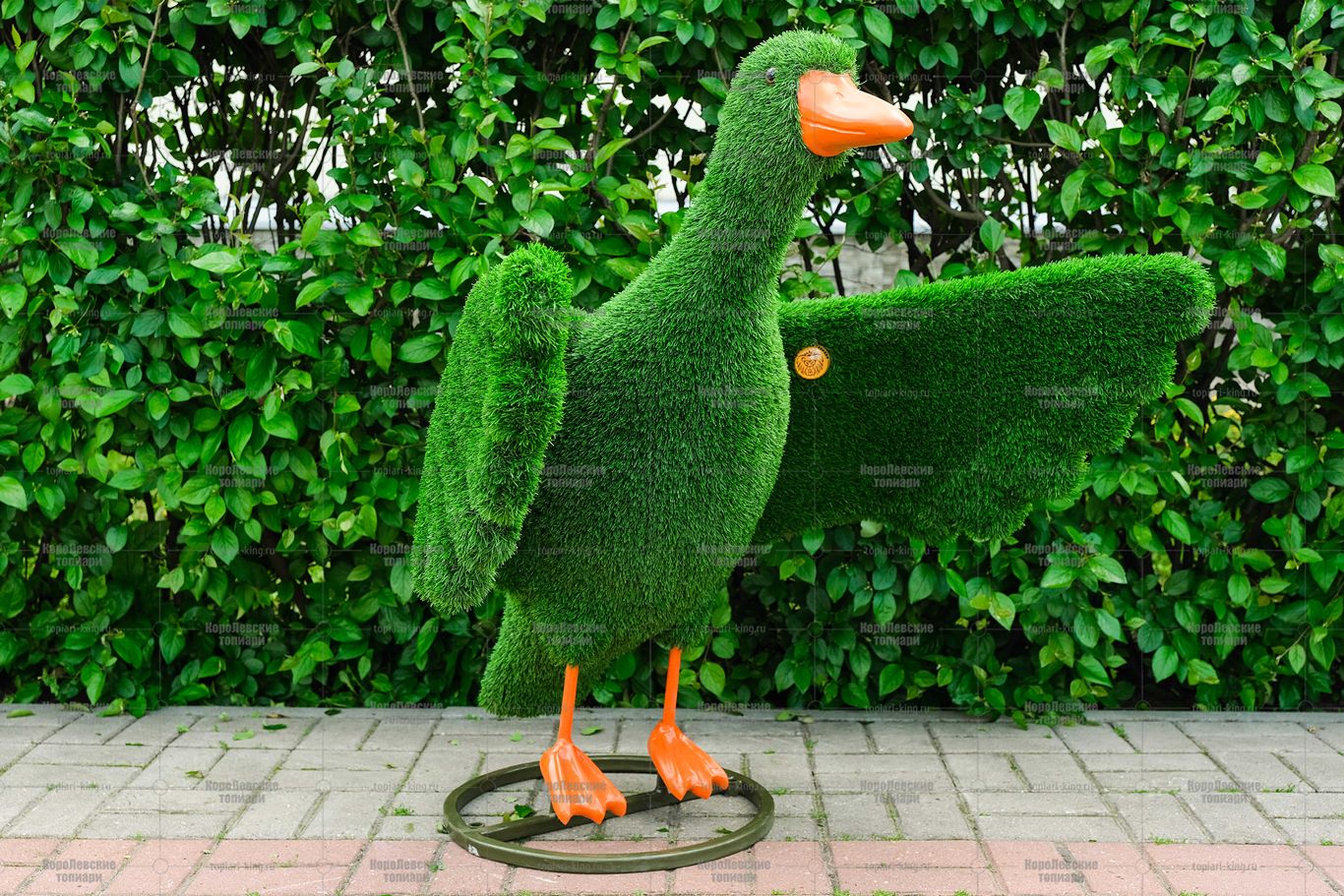 Топиари композиция утки - газон Eco Топиари композиция утки - газон Eco