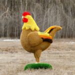 Топиари курочка Золотинка - газон Eco + Deluxe