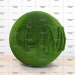 Топиари шар с логотипом d=200 - газон Eco+Deluxe