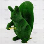 Топиари белочка с кольцом под кашпо h=150см - газон Premium