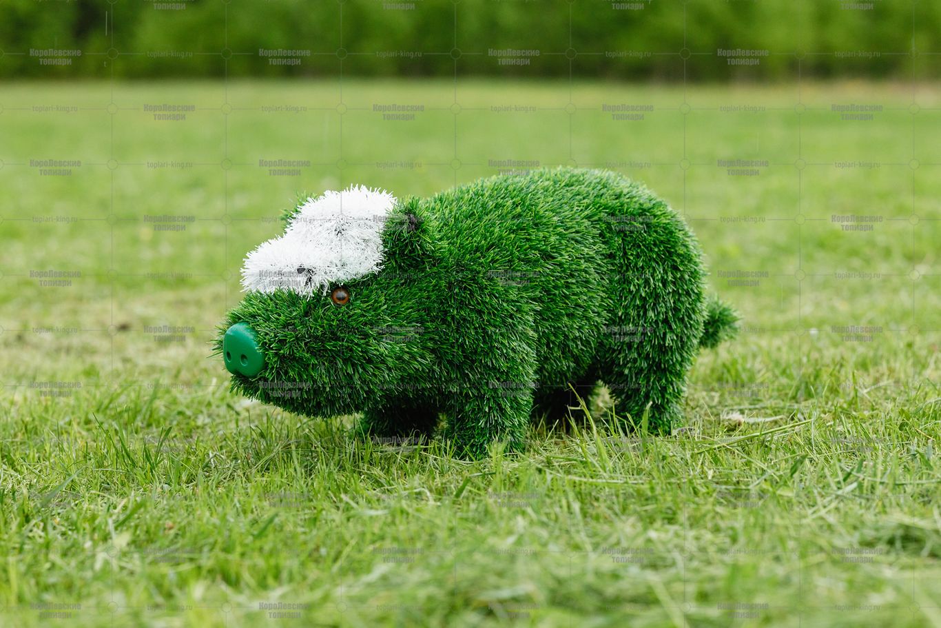 Топиари композиция поросята, детвора, 3 шт - газон Eco Топиари композиция поросята, детвора, 3 шт - газон Eco