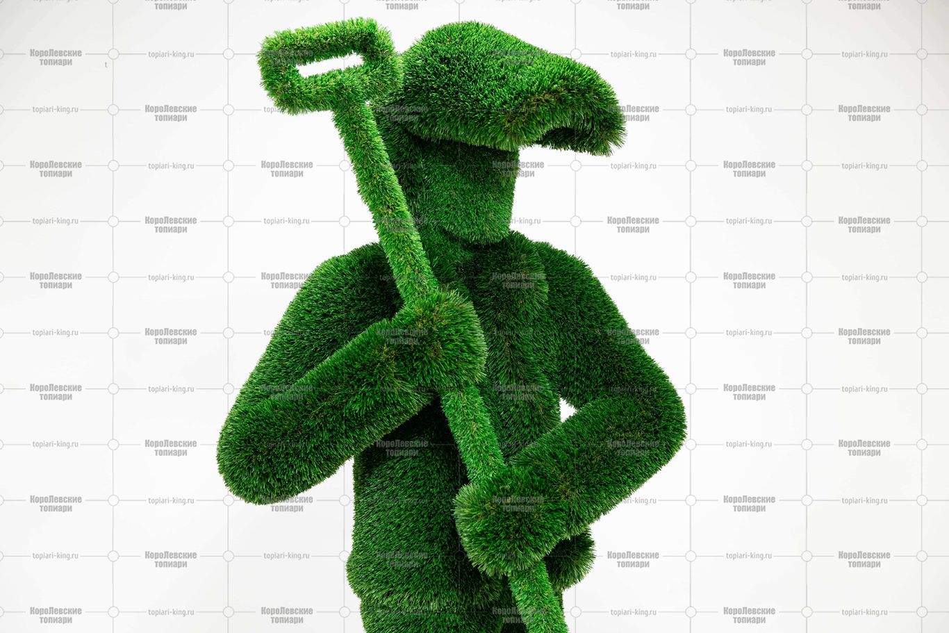 Топиари композиция сталевары - газон Deluxe Топиари композиция сталевары - газон Deluxe