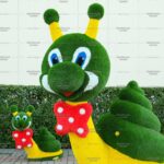 Топиари композиция улитки малышка и Элли - газон Eco