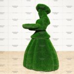 Топиари девочка с подносом, Агата - газон Eco