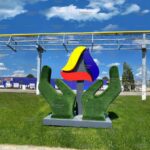 Топиари композиция ладони, h=210см - газон Deluxe Green