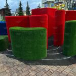 Топиари лабиринт тюльпан - газон  Есо+Deluxe Green