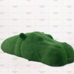 Топиари бегемот в воде, h=60см - газон Есо