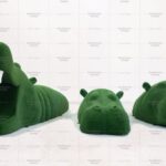 Топиари композиция бегемоты семья - газон Eco