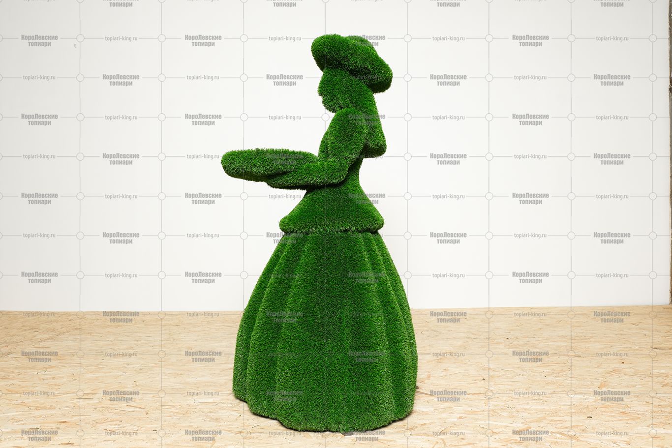 Топиари композиция леди Элизабет и девочка Агата - газон Eco Топиари композиция леди Элизабет и девочка Агата - газон Eco