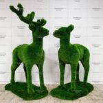 Топиари композиция олени Чилли и Марго - газон Deluxe