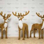 Топиари композиция олени, Орех - газон Eco