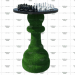 Топиари шахматный столик, h=110см