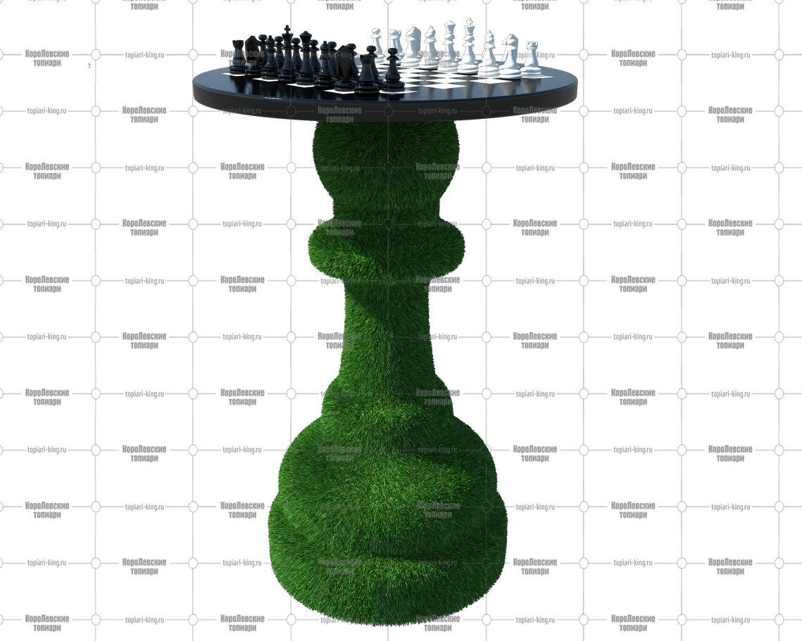 Топиари шахматный столик, h=110см Топиари шахматный столик, h=110см