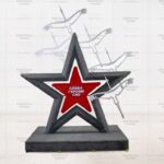 топиарии звезда с журавлями, h=215 см газон Eco