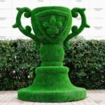 Топиари вазон с гербом - газон Eco