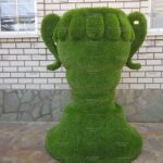 Топиари вазон Чаша - газон Premium