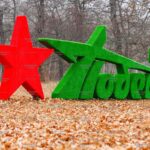 Топиари стела Победа со звездой II - газон Eco