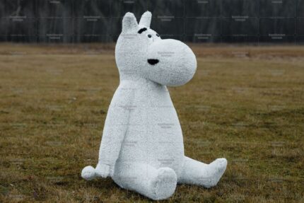 Топиари бегемот Пломбир - газон Eco