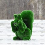 Топиари белочка Ку-ку, h = 85 см - газон Deluxe