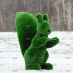 Топиари белочка с кольцом под кашпо - газон Deluxe