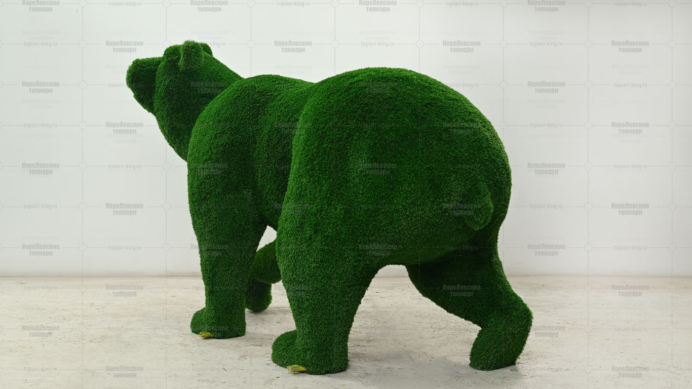 Топиари медведица Забава - газон Deluxe Топиари медведица Забава - газон Deluxe