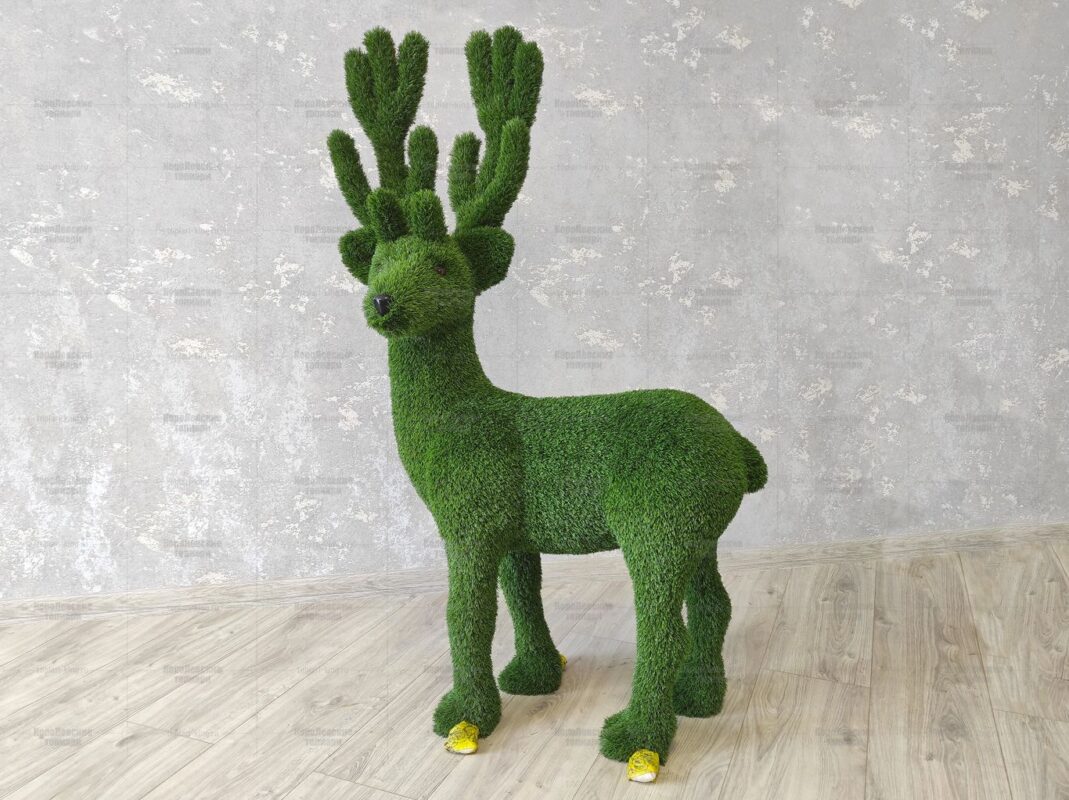 Топиари олень Отис, h=140 см - газон Eco