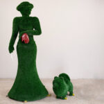 Топиари композиция дама с cобачкой - Eco+Deluxe Green