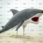 Топиари акула - газон Есо