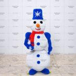 Топиари снеговик Петенька, размер L, h=160см - газон Eco