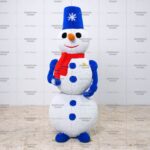 Топиари снеговик Петенька, размер L, h=200см - газон Eco