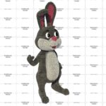 Топиари - зайка теремок, h=60 см газон Eco