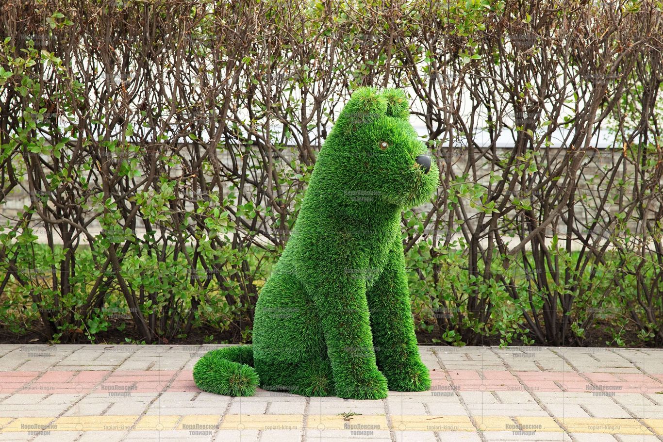 Топиари собака Найда - газон Deluxe Топиари собака Найда - газон Deluxe