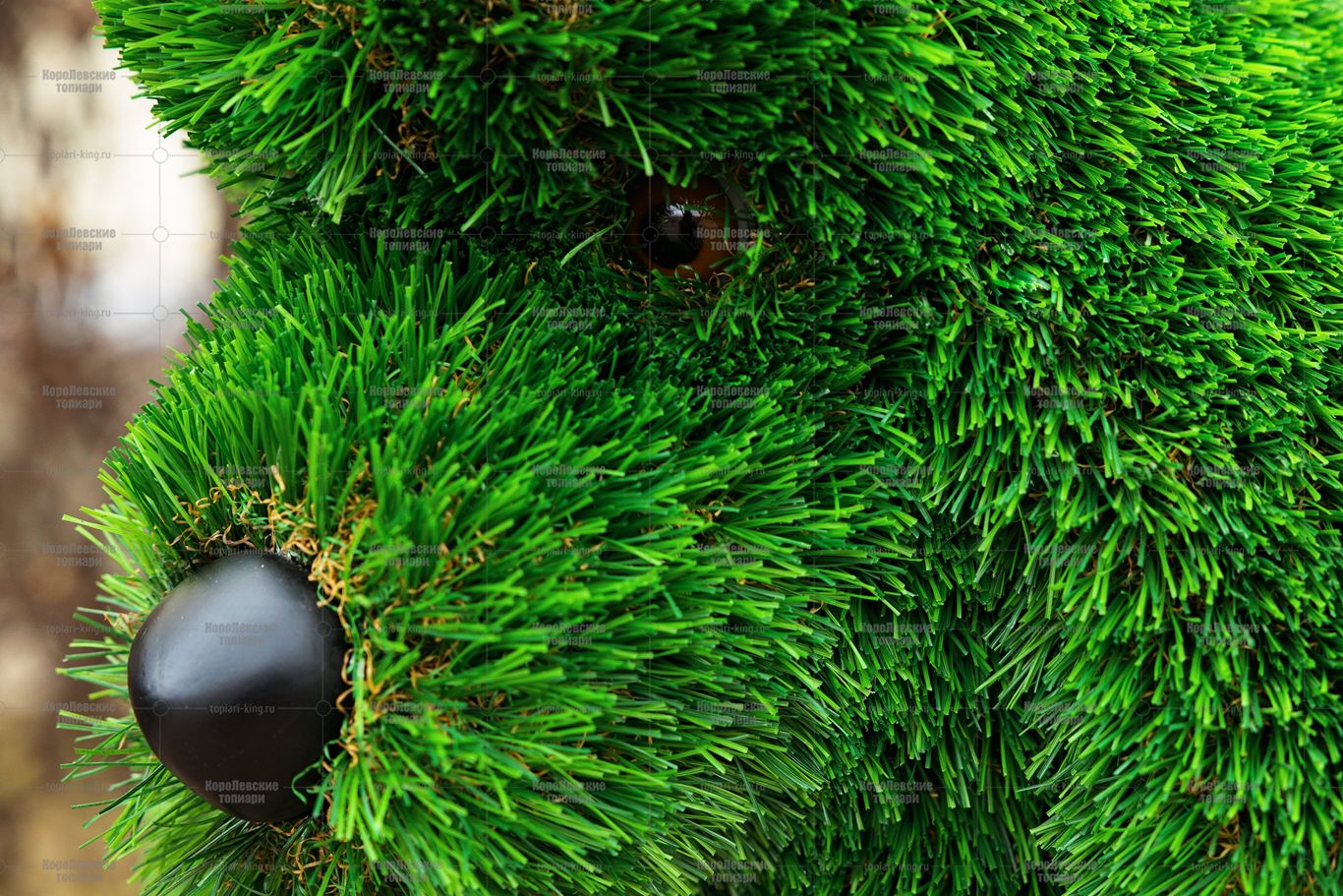 Топиари собака пудель - газон Deluxe Топиари собака пудель - газон Deluxe