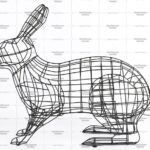 Каркас для топиари заяц