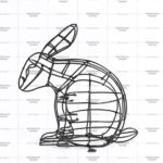 Каркас для топиари заяц, малыш