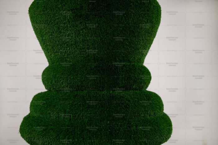 Топиари шахматы королева, h=210 см - газон Eco