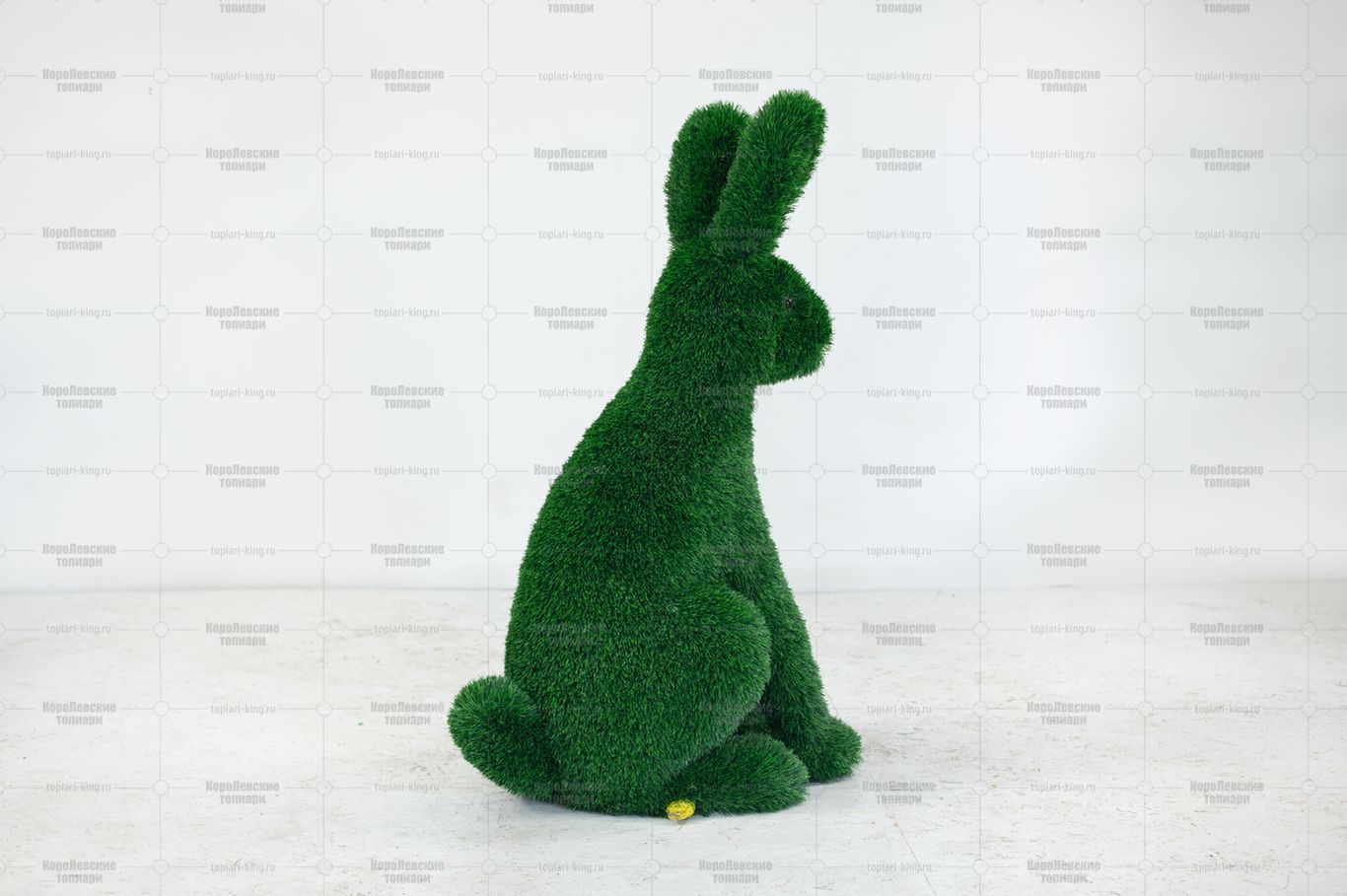 Топиари заяц Мила, h=105см  – искусственный газон Deluxe Green Топиари заяц Мила, h=105см  – искусственный газон Deluxe Green
