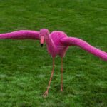 Топиари фламинго розовый, разгон - газон Eco