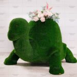 Топиари черепаха Ида, с кашпо, h=130см - газон Deluxe