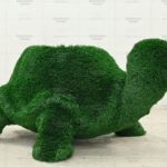 Топиари черепаха Ида, с кашпо, h=60см - газон Deluxe