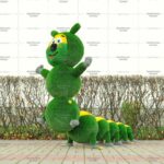 Топиари гусеница Лика, h=160см - газон Есо